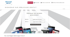 Desktop Screenshot of deblocage-gratuit.fr
