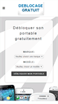 Mobile Screenshot of deblocage-gratuit.fr